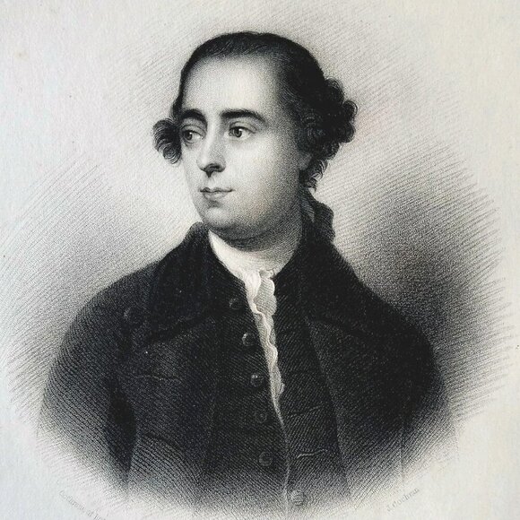 1844 John Moore M.D. Engraving Victorian Scotland Doctor Portrait DWSS20 - Picture 1 of 2